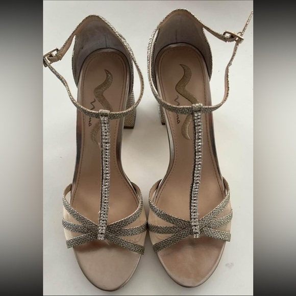 Nina Haviva 1 Chunky Heel Size 9 Holiday Celebration - Picture 2 of 6